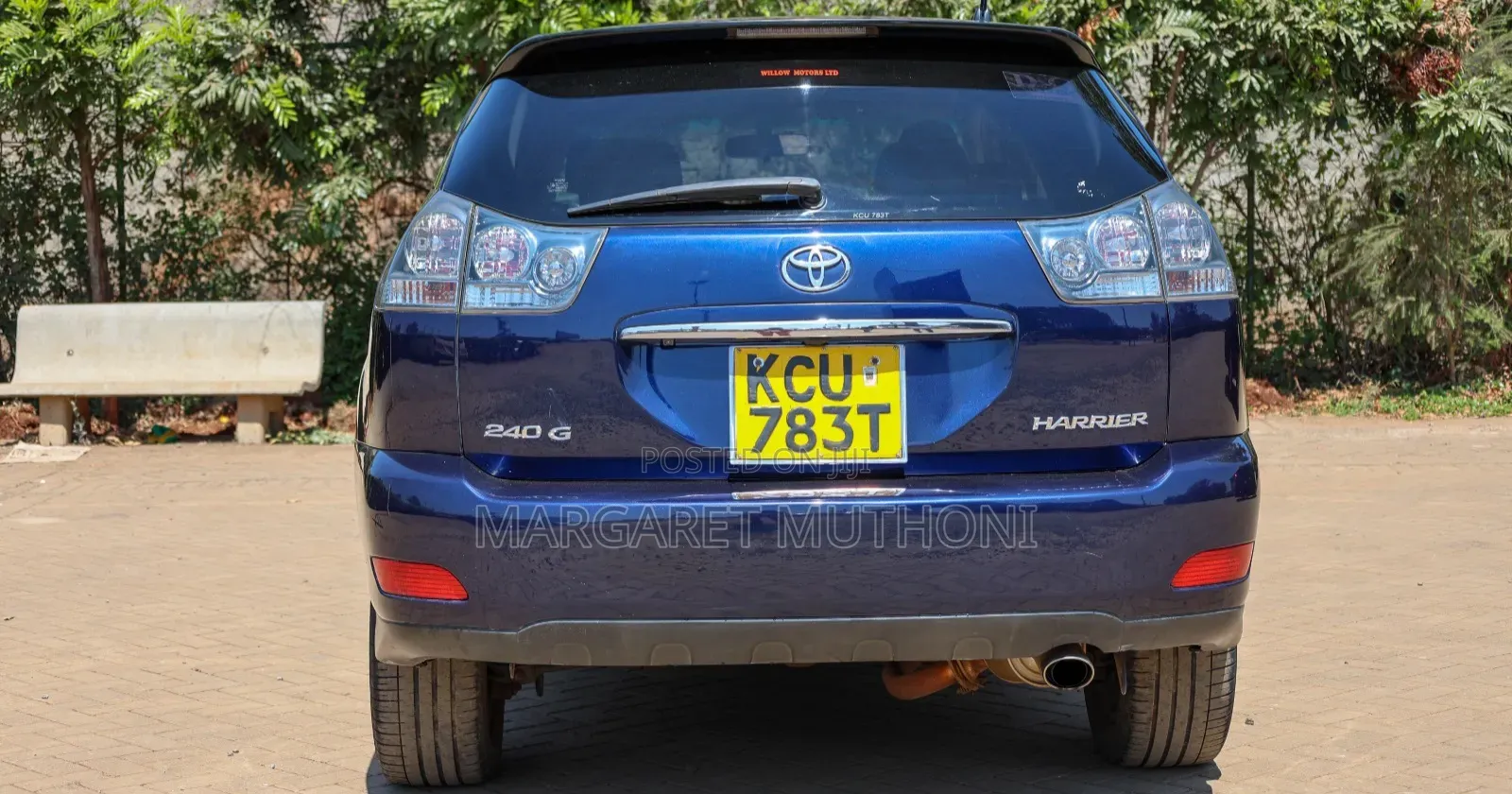 Toyota Harrier 2012 Blue