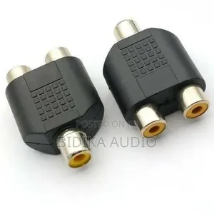 Classic RCA Splitter 1 to 2 Female Audio Video Y Adapter