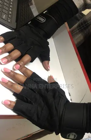 Anti-Slip Exercise Gloves With Wrist Wrap