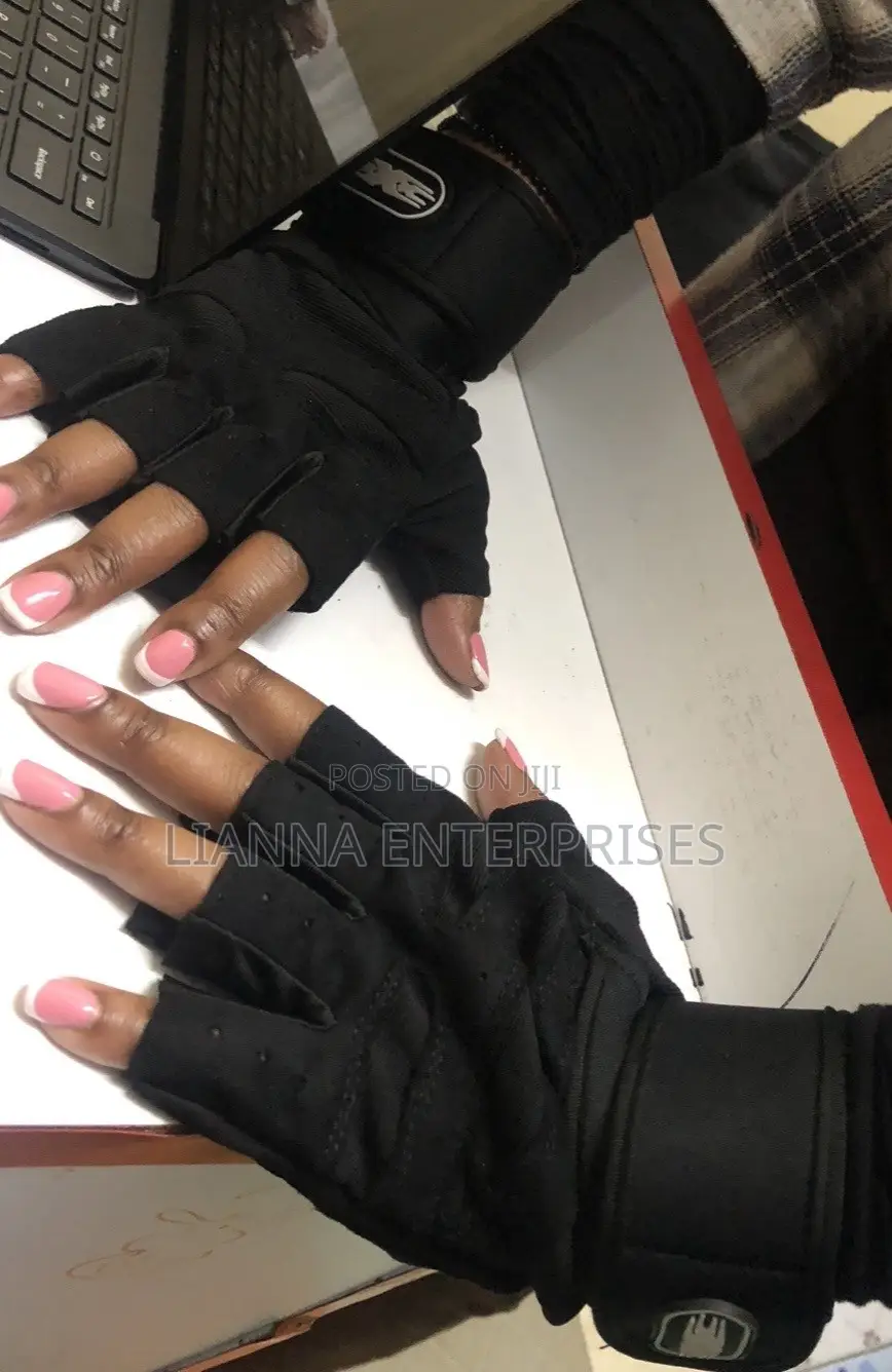 Anti-Slip Exercise Gloves With Wrist Wrap