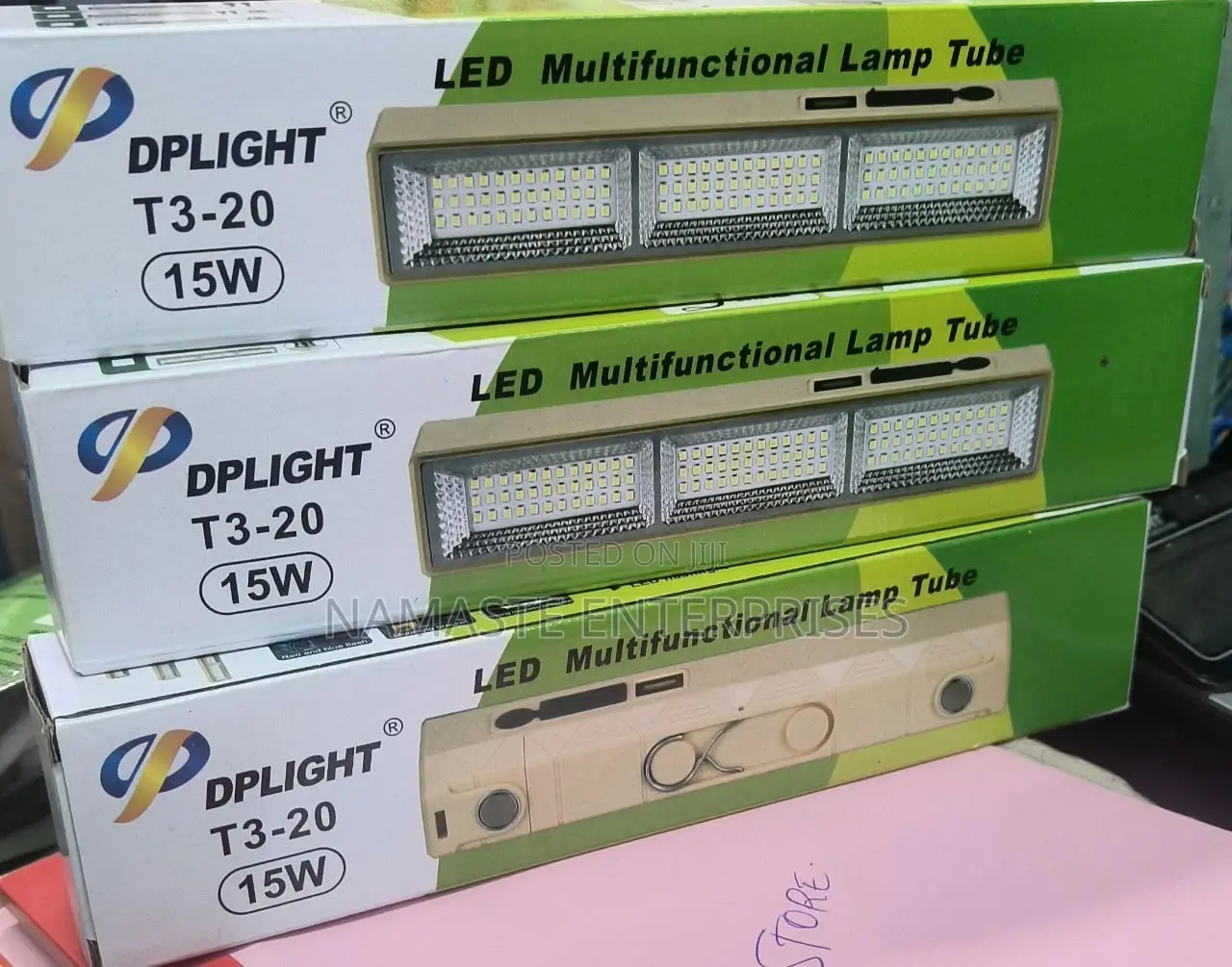 DPLIGHT LED Emergency Tube Light - Rechargeable Multifunctional Lamp