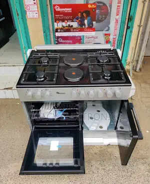 Ramtons Cooker 90x60cm 4G+2E Silver Rc396
