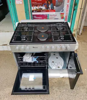 Ramtons Cooker 90x60cm 4G+2E Silver Rc396
