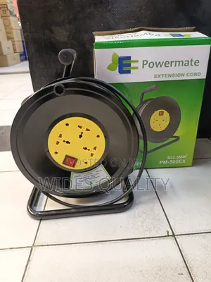 Power Extension Reel Cord 50 Meters 2.5 Mm2