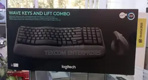 Logitech Wave Keys Lift Vertical Mouse Combo Wireless