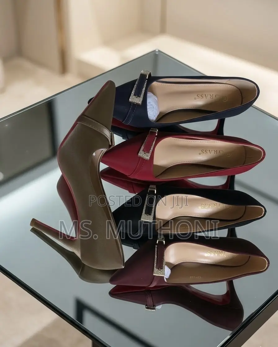 Pointed-Toe Corporate Girls Stiletto Pumps Size 37-41