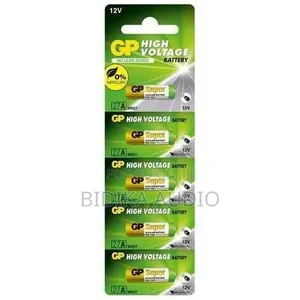 Gp 5pcs 27A Super Alkaline Batteries 12V High Voltage Cell