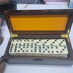 Wooden Case Dominoes