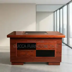 1.2M Mahogany Office Desk