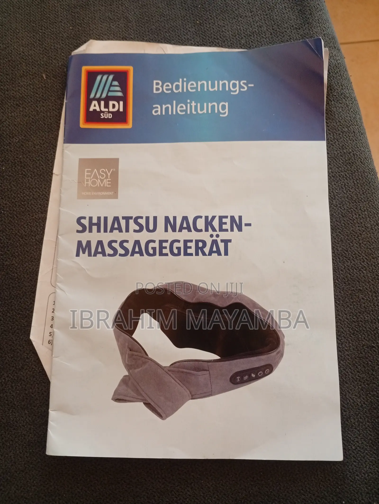 Ex-Germany Neck/Back Heat Massager