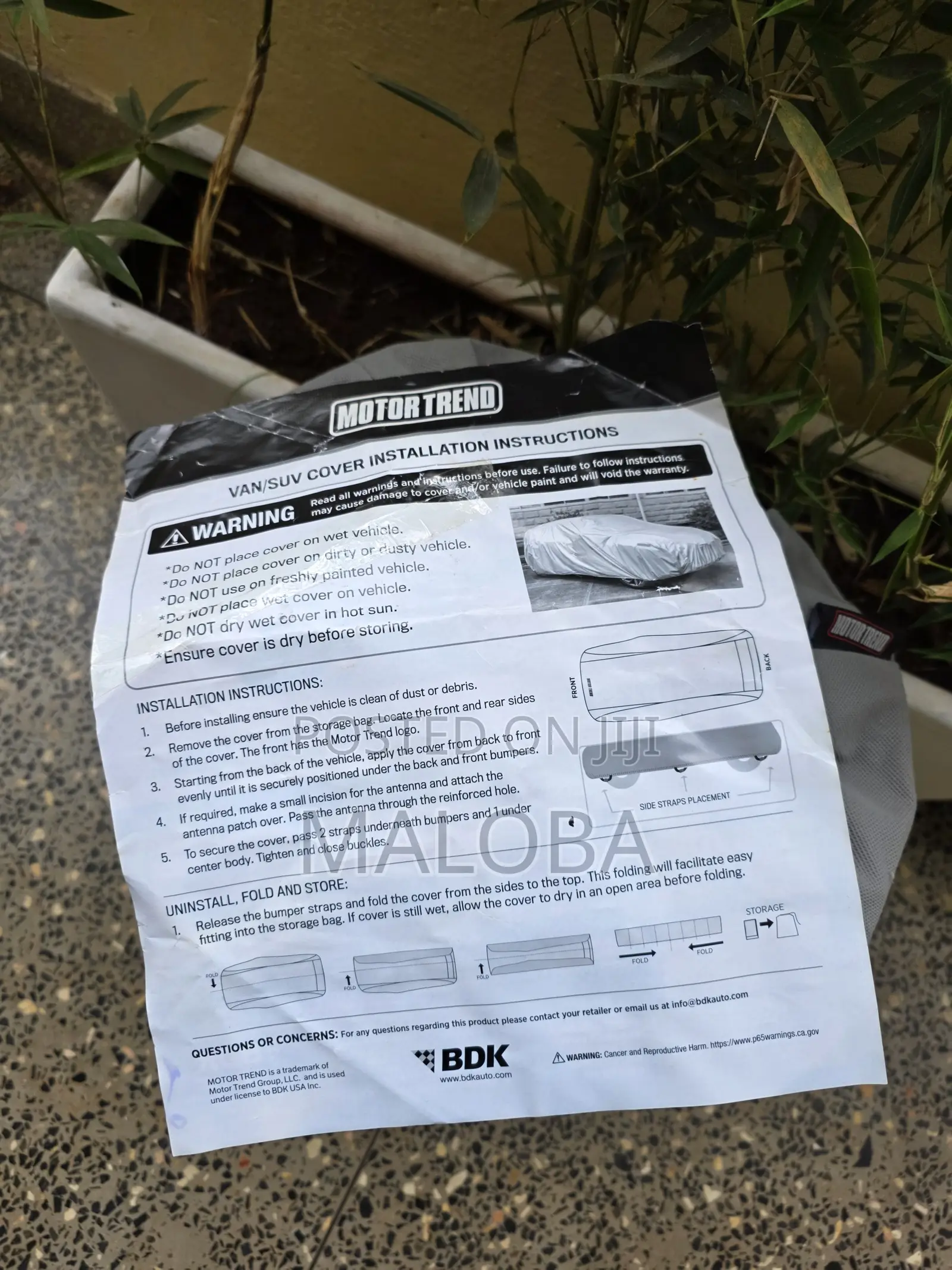 Motor Trend Deluxe SUV/Van Cover – Brand New, Never Used