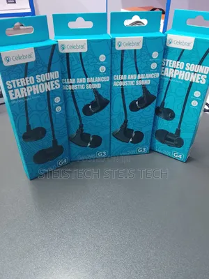Celebrat Stereo Sound Earphones G3,g4