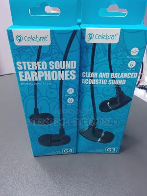 Celebrat Stereo Sound Earphones G3,g4