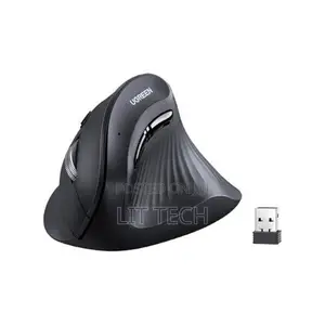 Ugreen Multi-Mode Vertical Mouse - Black - MU008