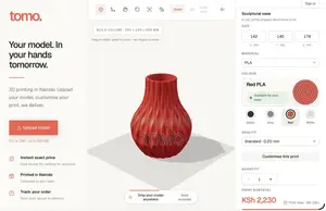 3D Printing Service Nairobi – Upload STL Get Instant Price