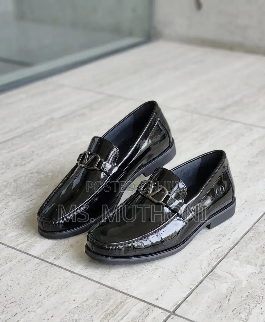 Valentino Garavani VLogo Patent Leather Loafer Size 39-45