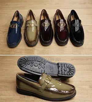Valentino Garavani VLogo Patent Leather Loafer Size 39-45