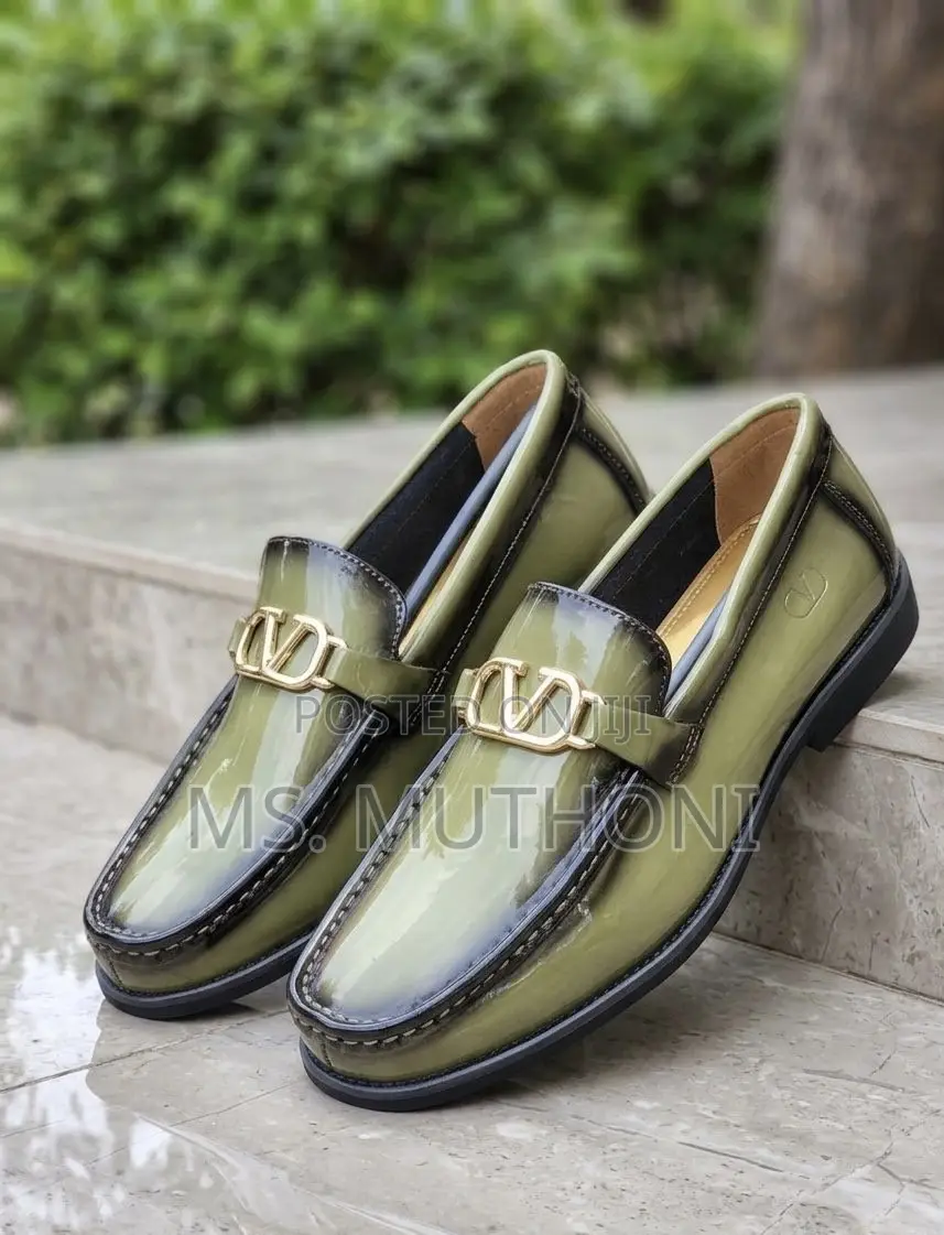 Valentino Garavani VLogo Patent Leather Loafer Size 39-45