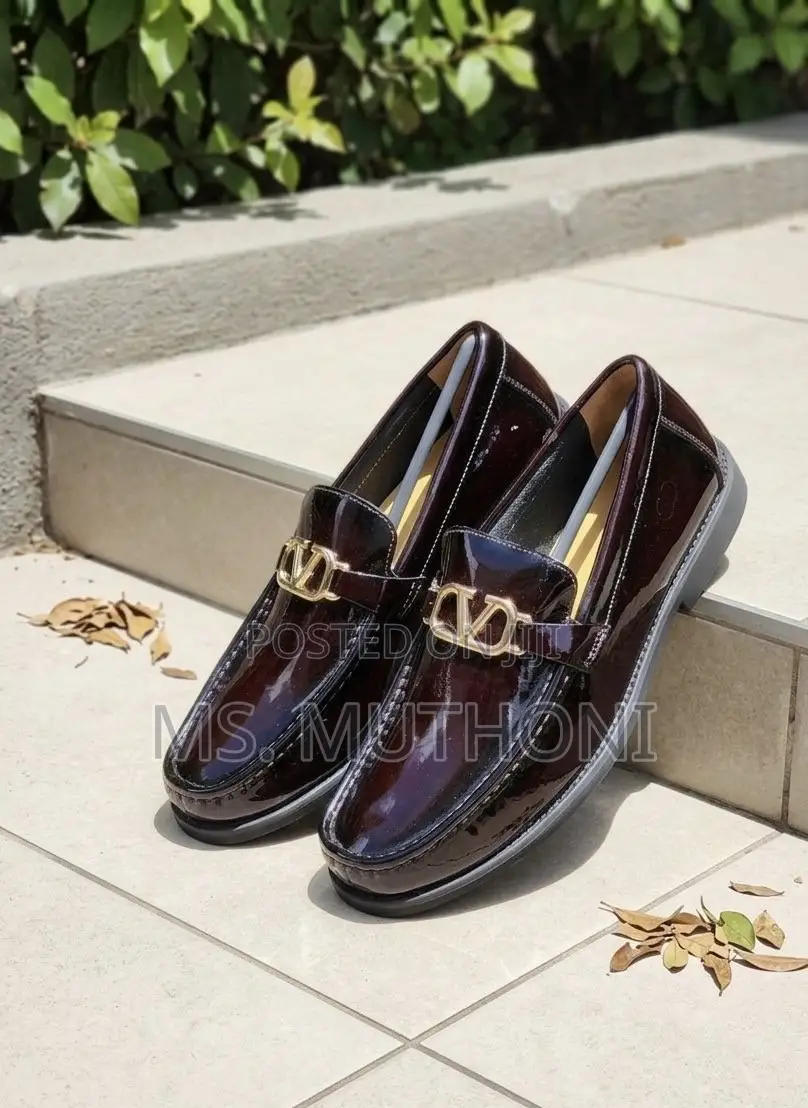 Valentino Garavani VLogo Patent Leather Loafer Size 39-45