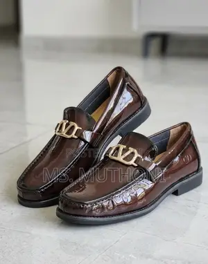 Valentino Garavani VLogo Patent Leather Loafer Size 39-45
