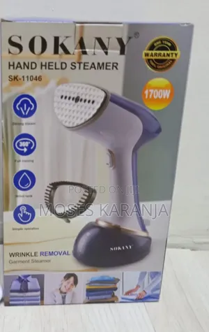 Sokany Handheld Garment Steamer – Clothes Wrinkle Remover