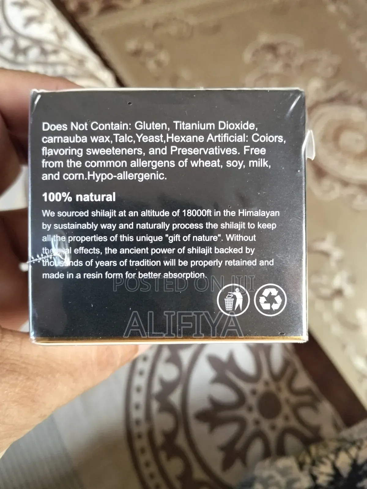 Shelajit Resin