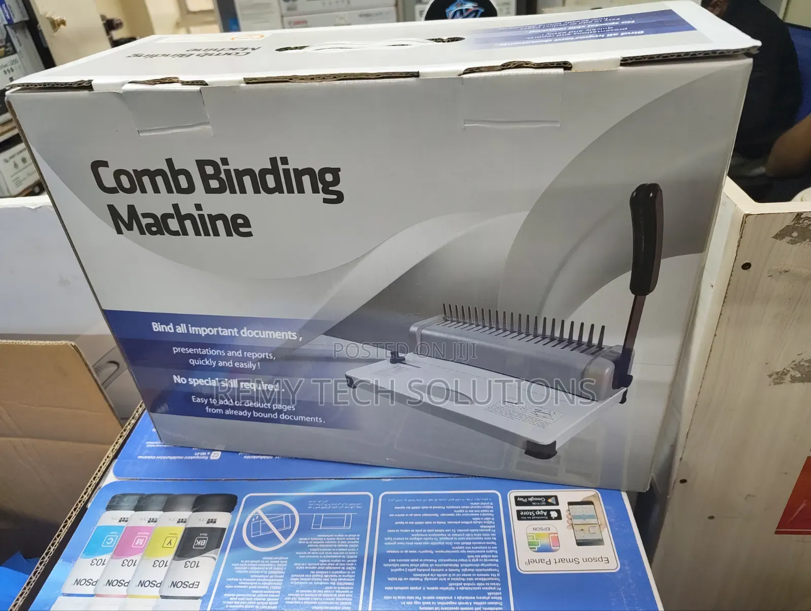 Comb Binding Machine || Manual Comb Binding Machine