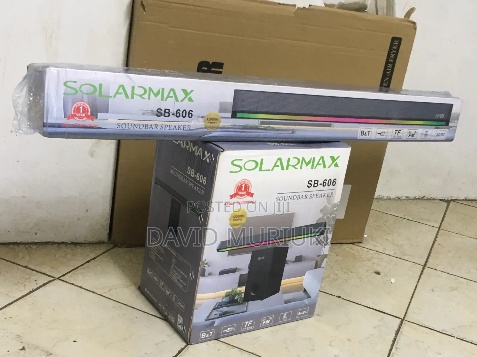Solarmax SB-606 Soundbar With Subwoofer – Bluetooth/USB/Fm.