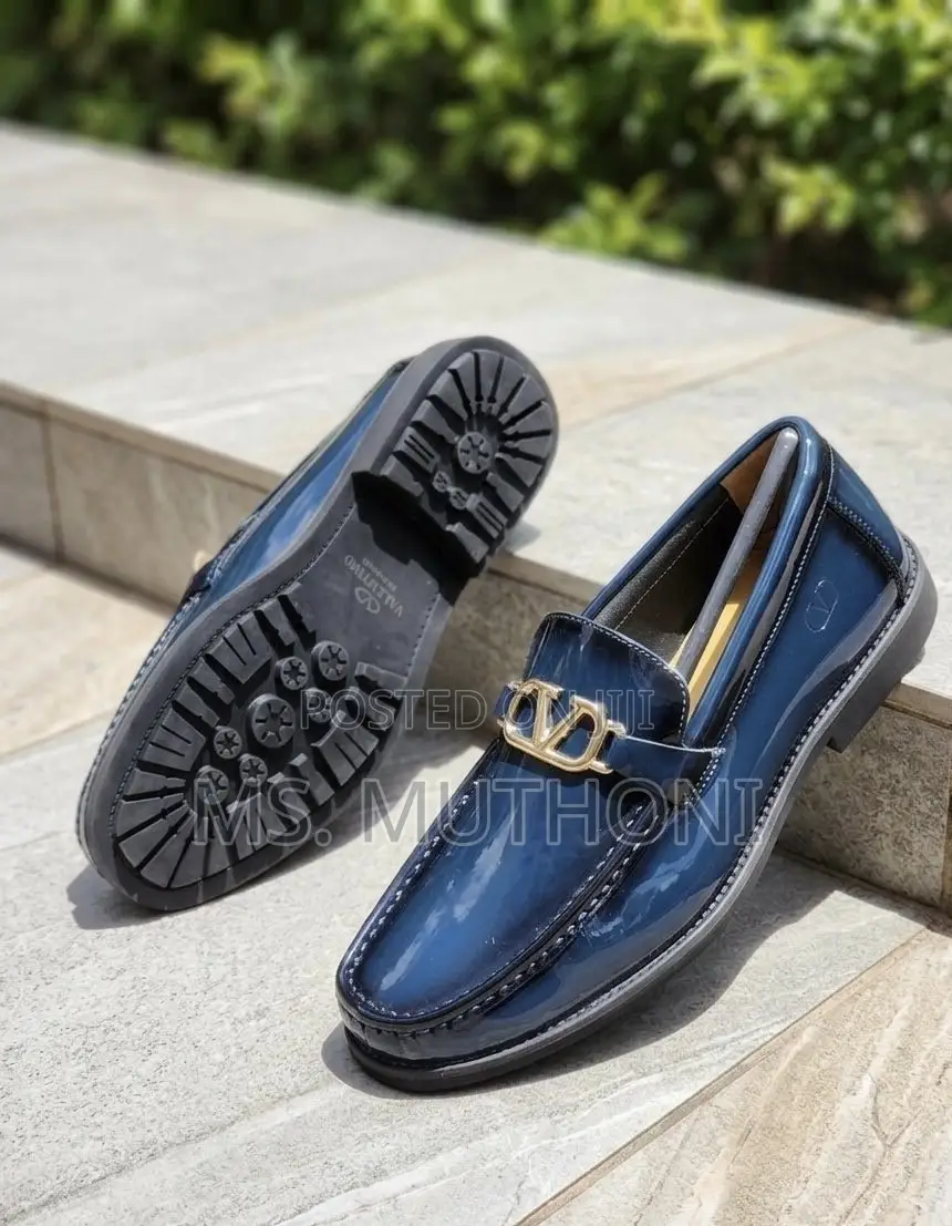 Valentino Garavani VLogo Patent Leather Loafer Size 39-45