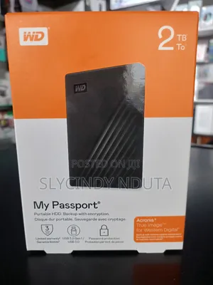 Wd 2tb My Passport External HDD