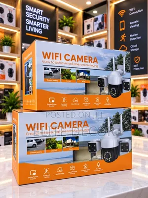 Triple-Lens WiFi PTZ Smart Security Camera – 360° AI Tracking,