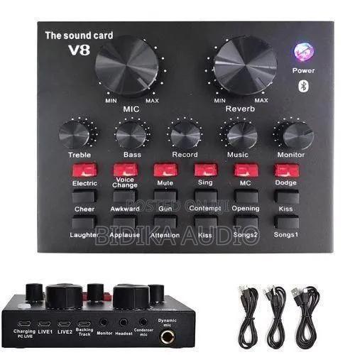 V8 Live Sound Card External Audio Interface - main view