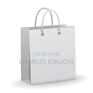 A5 Gift Bags White and Khaki