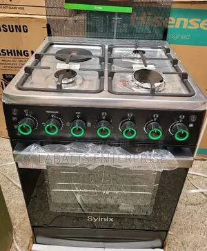 Syinix 60×60 3+1 Gas Cooker With Electric Oven