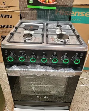 Syinix 60×60 3+1 Gas Cooker With Electric Oven