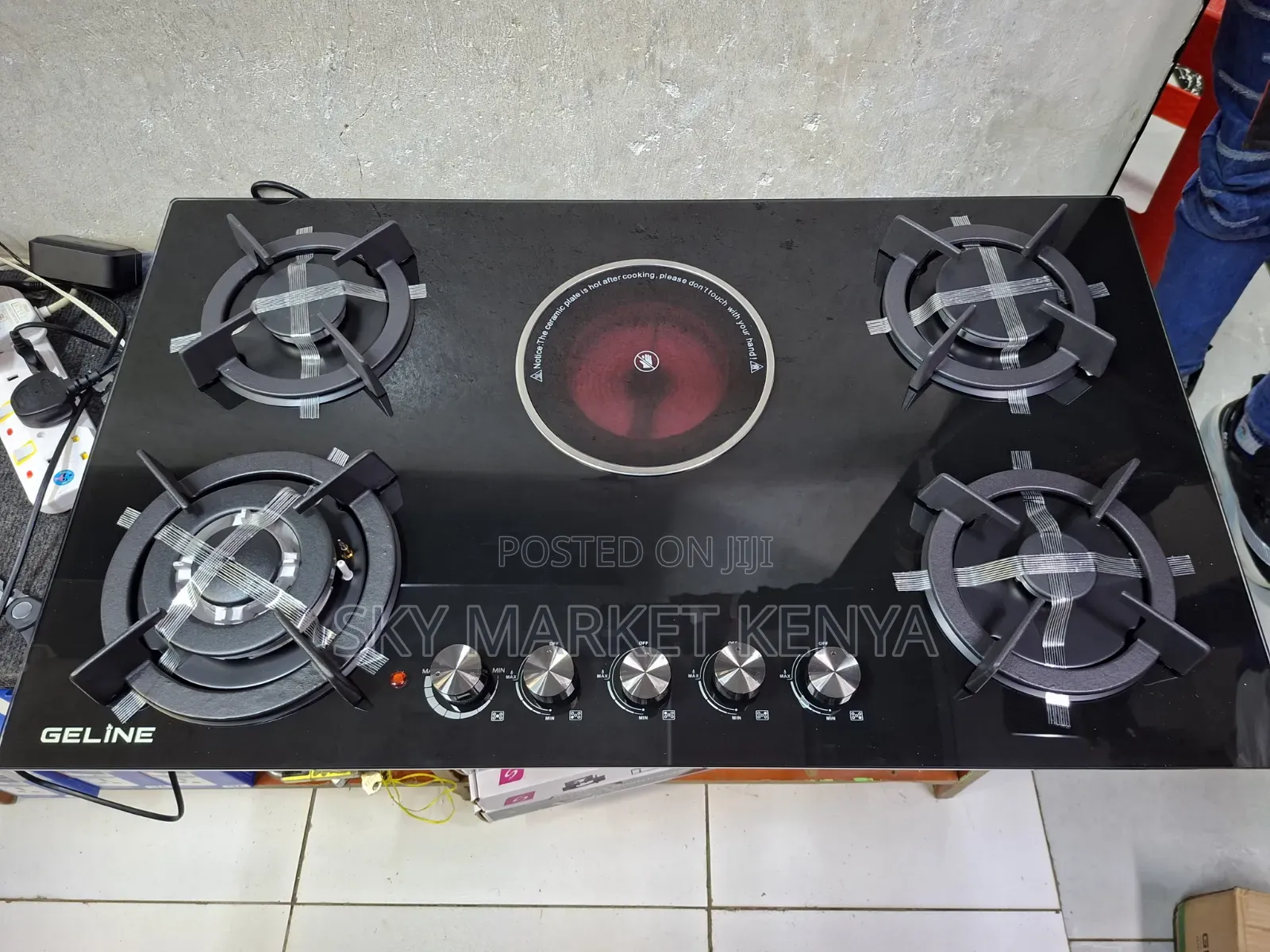 Geline 90cm Hob 4G+1E