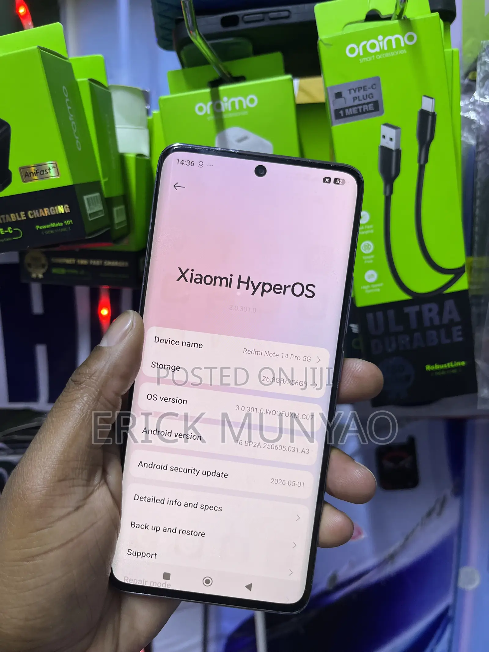 Xiaomi Redmi Note 14 Pro 5G 256 GB Purple