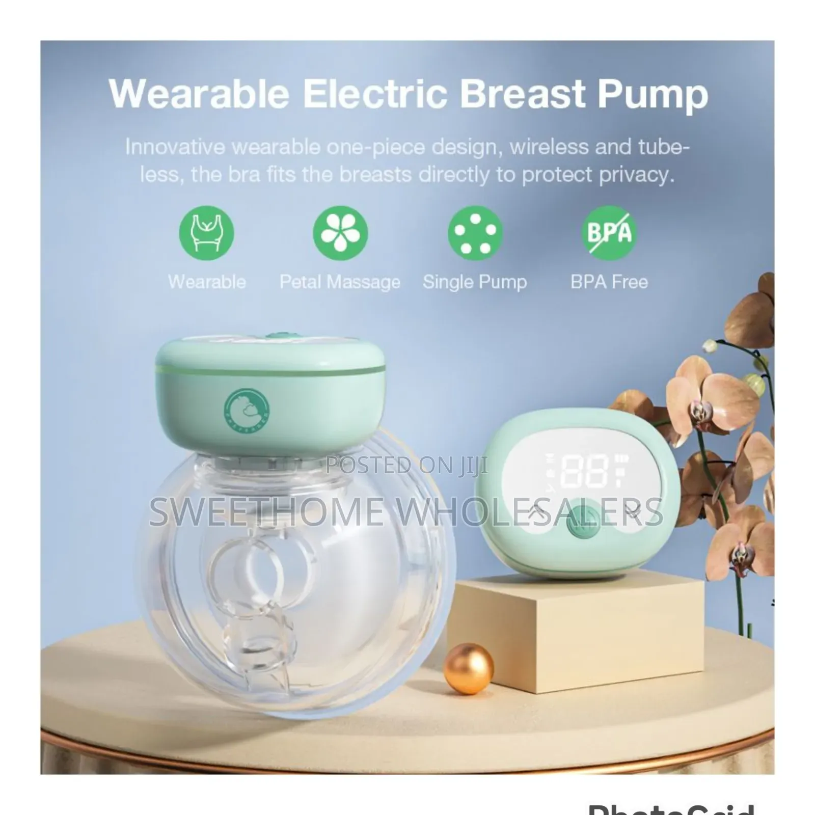 *Wearable Rechargeable Breast Pump*