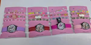 Kids Bracelet Watch Set – Colorful Stylish Gift