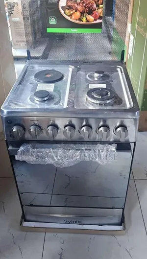 Syinix Q60GC5 60×60 3+1 Gas Cooker – Powerful Cooking