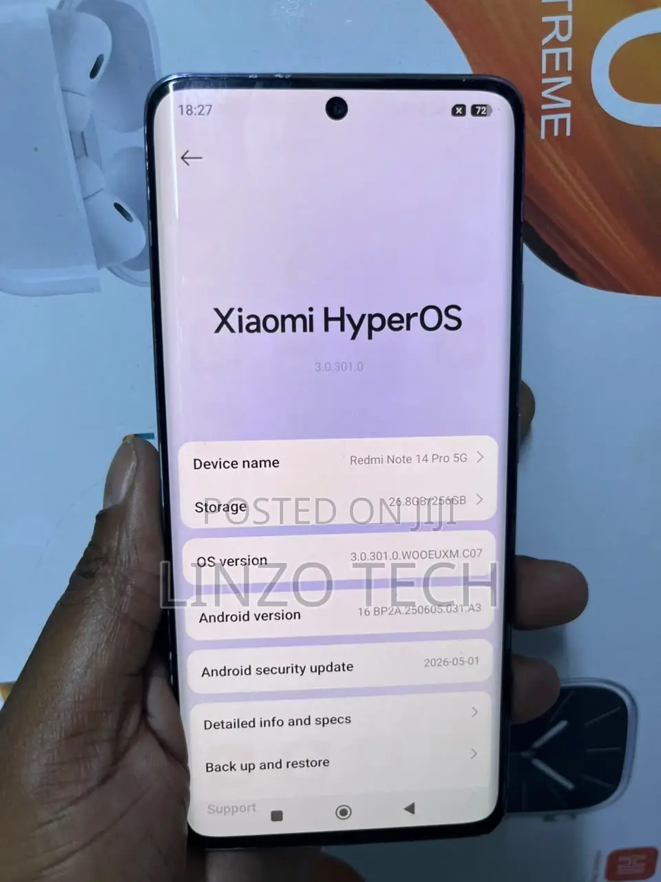 Xiaomi Redmi Note 14 Pro 5G 256 GB Purple
