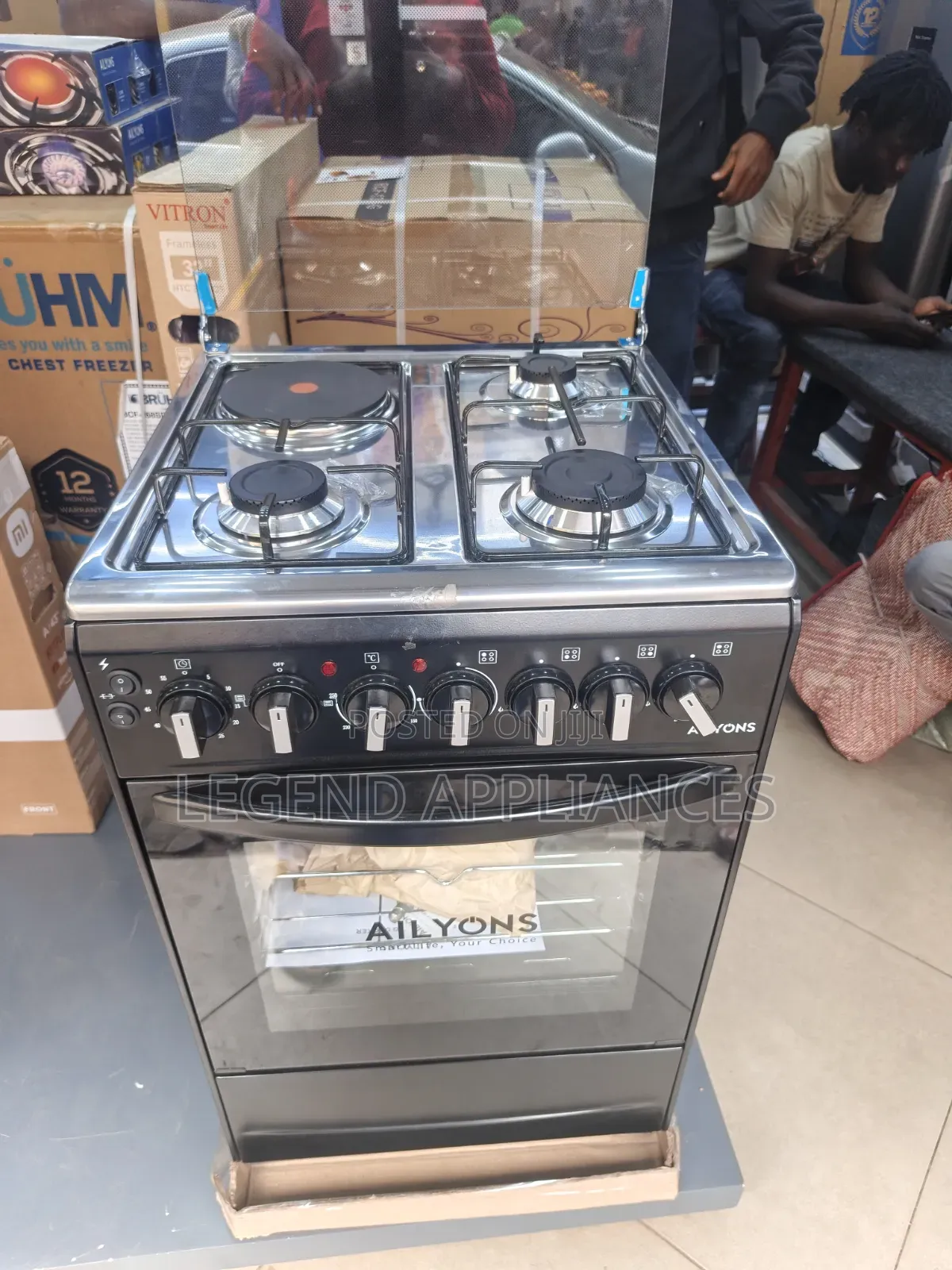 Ailyons 3+1 Standing Cooker 50 by 55