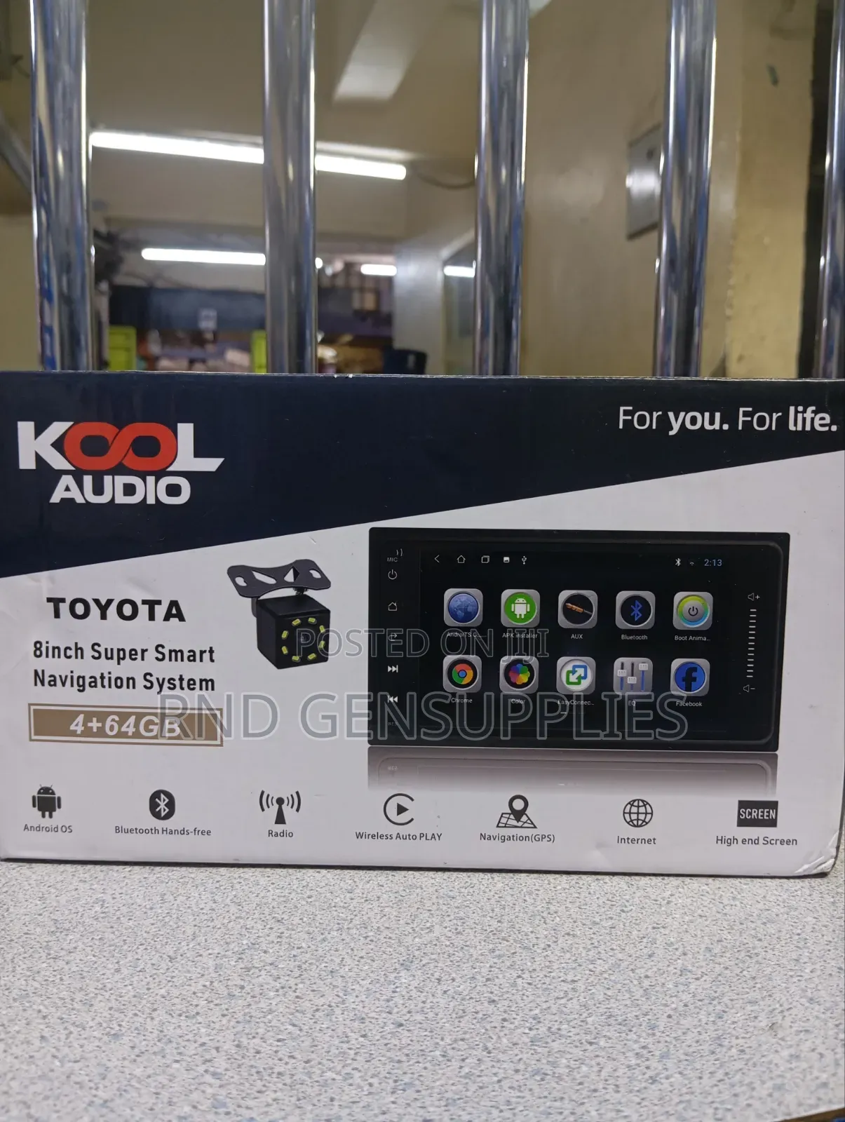 Android Car Radio System With Free Reverse Camera