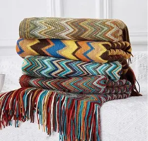 Jacquard Knitted Blankets/Shawl