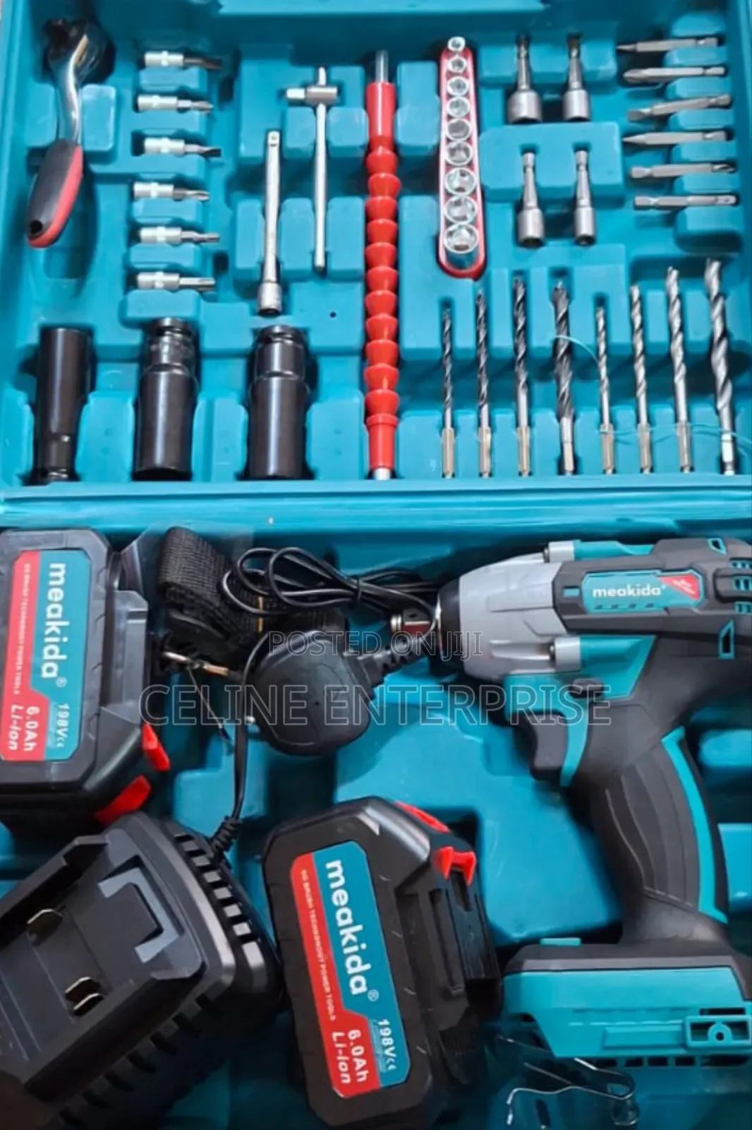 Meakida Heavy-Duty Cordless Impact Wrench