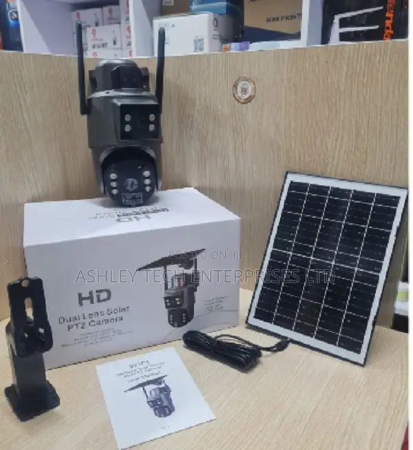Dual Lens UBox 4G 4MP CCTV Camera – Smart Security
