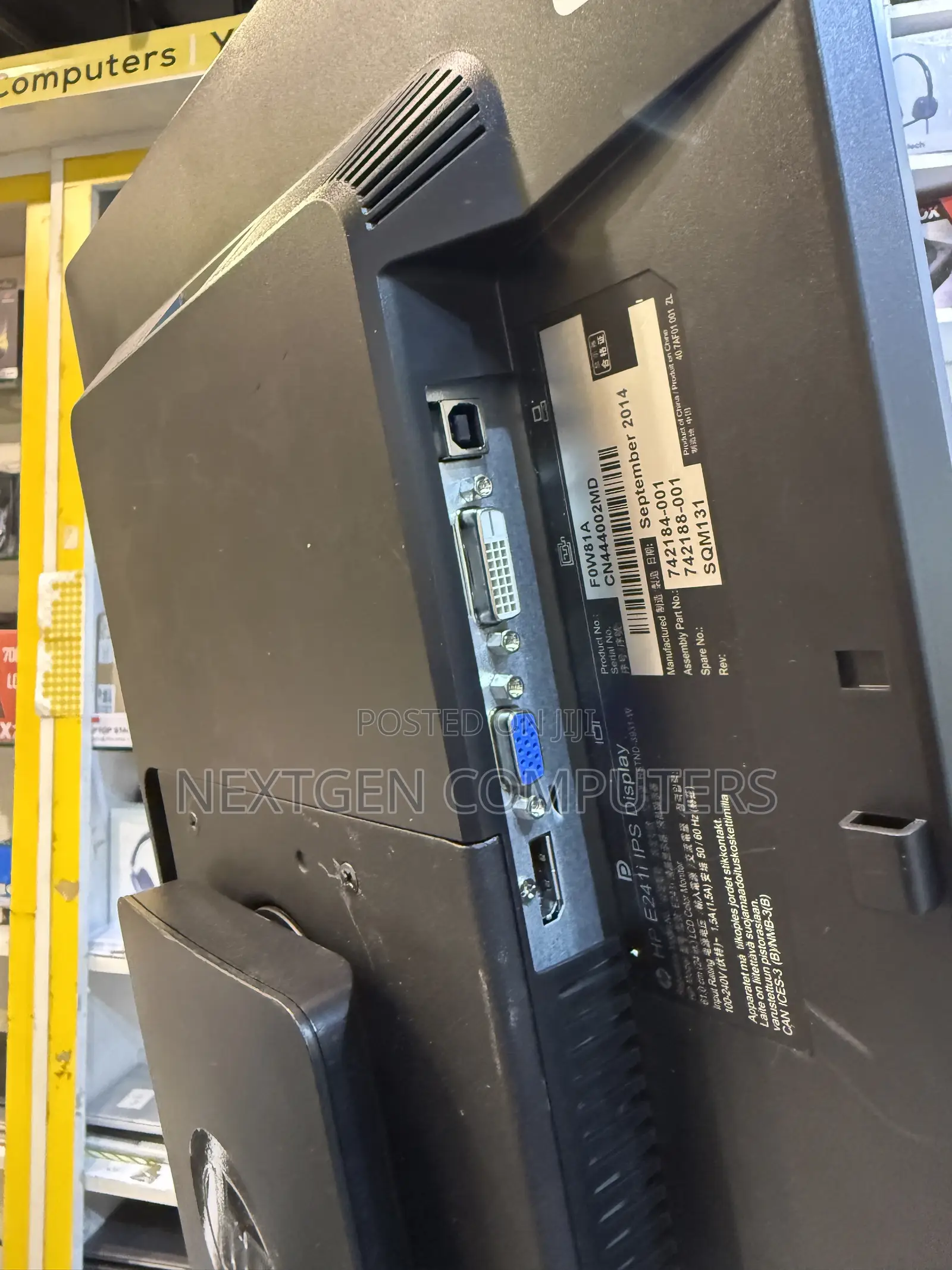 HP E241i IPS 24” FHD(1080p) Display Monitor