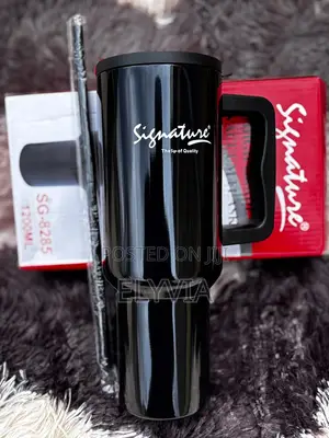 Black Signature Mug