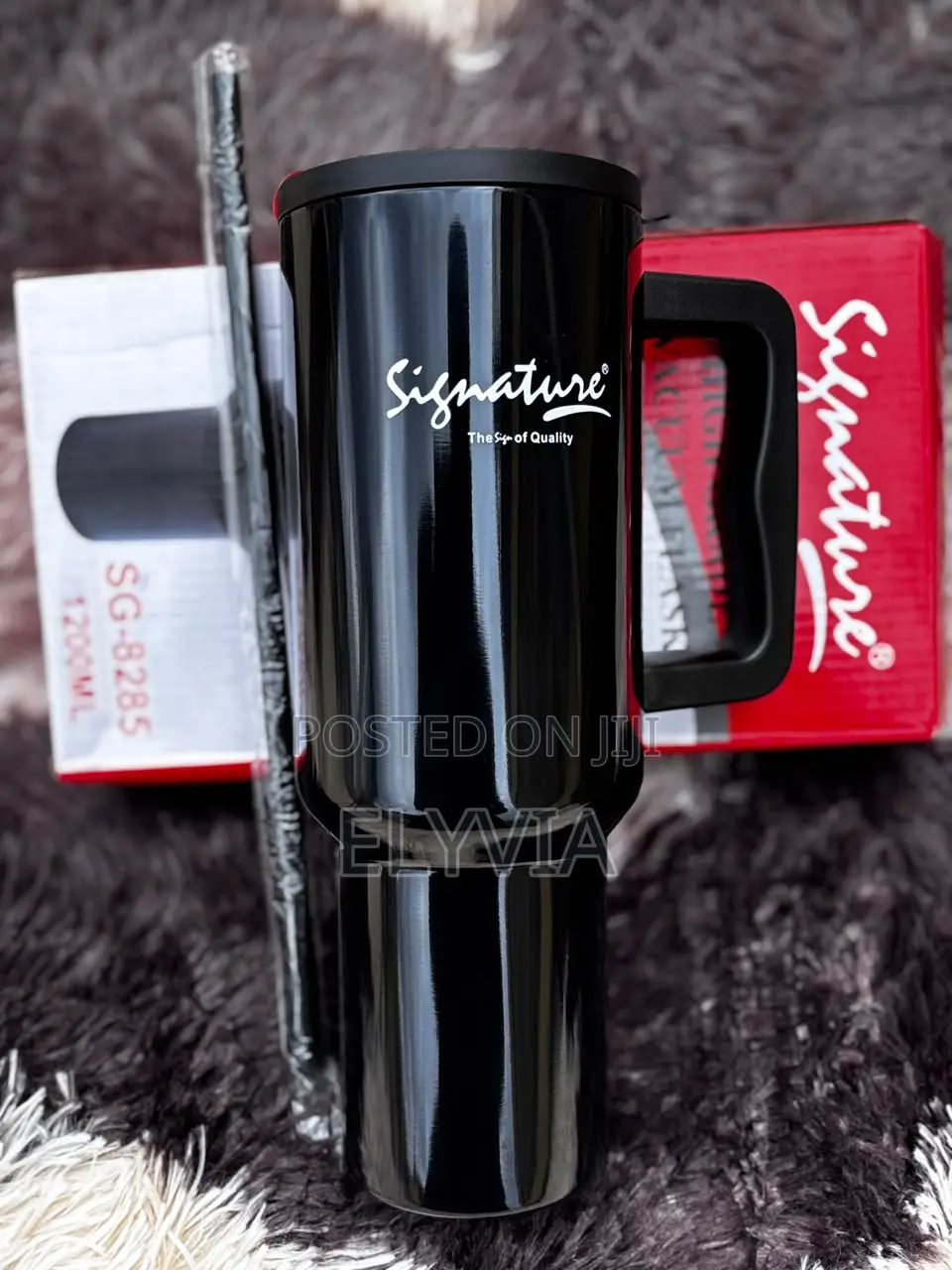 Black Signature Mug