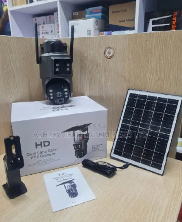 UBox Dual Lens 4G Camera 4MP – Smart Outdoor Security